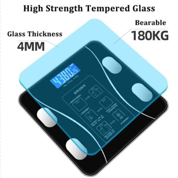 Smart Body Fat Scale, Rechargeable Digital Bathroom Scale with App - Picture 5 of 9